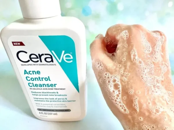 Cerave Acne Control Cleanser Salicylic Acid 2% Remove Acne Face Cleanser Shrink Pores Facial