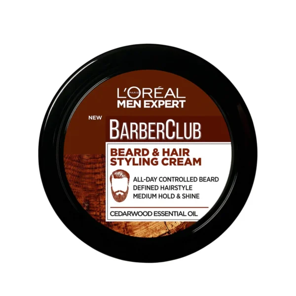 L'Oréal Men Expert Barber Club Beard & Hair Styling Cream - Image 4