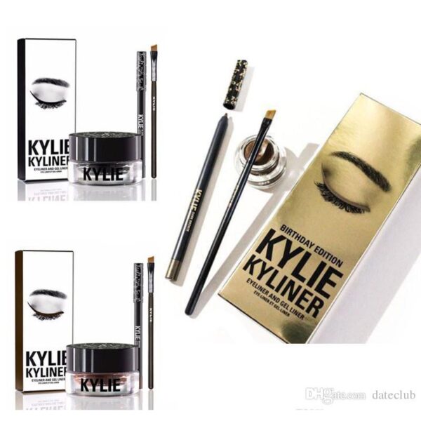 Kylie Gel Liner Set Liner Pencil, Gel Liner and Applicator