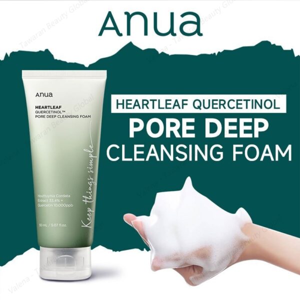 Anua - Heartleaf Quercetinol Pore Deep Cleansing Foam - 150ml Price in Pakistan - Image 6