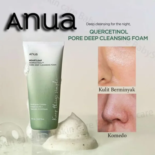 Anua - Heartleaf Quercetinol Pore Deep Cleansing Foam - 150ml Price in Pakistan - Image 5