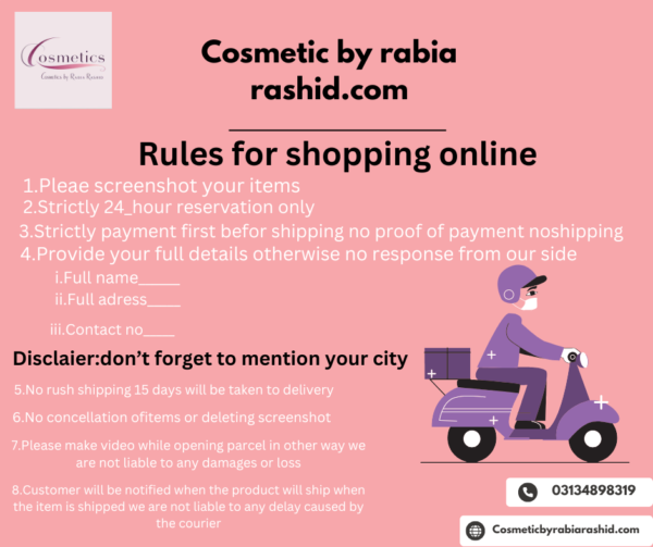 Cosmetic by rabia rashid.com